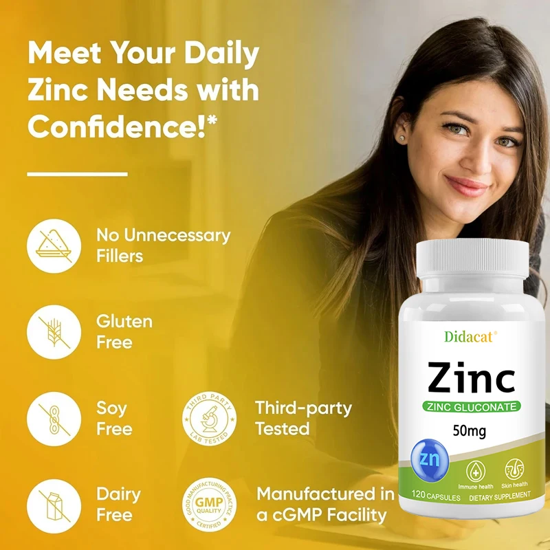Zinco 50 Mg - con gluconato di - Health Wellness Day recensione e prezzo